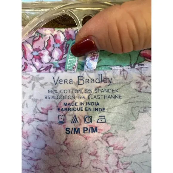 Vera Bradley Hydrangea Robe-Size S/M  P/M - Picture 2 of 6